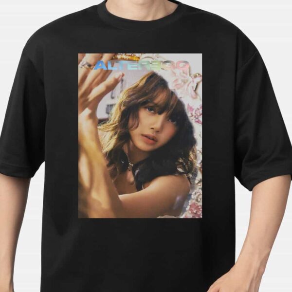 Alter Ego Photobook Lisa Blackpink as Sunni Version New Album Merchandise T Shirt