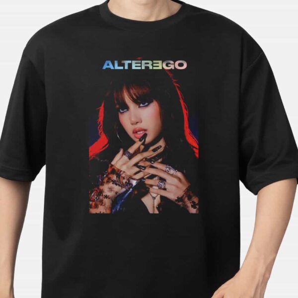 Alter Ego Photobook Lisa Blackpink as Vixi Version New Album Merchandise T Shirt