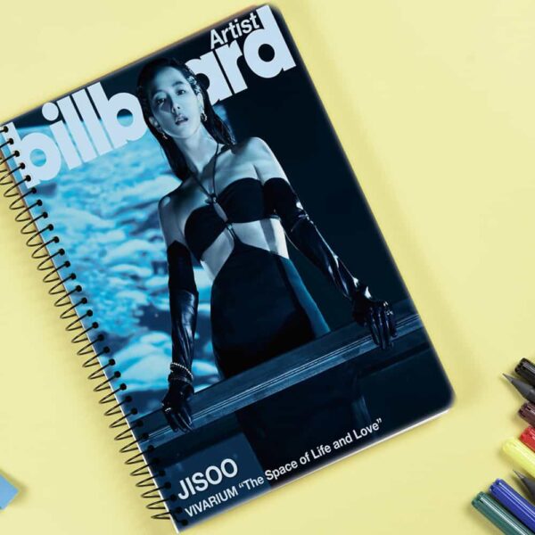 Billboard Artist Edition Cover Image Of Jisoo B Type Vivarium The Space Of Life And Love Poster Spiral Notebook