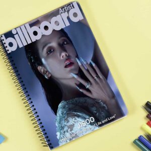 Billboard Artist Edition Cover Image Of Jisoo C Type Vivarium The Space Of Life And Love Poster Spiral Notebook