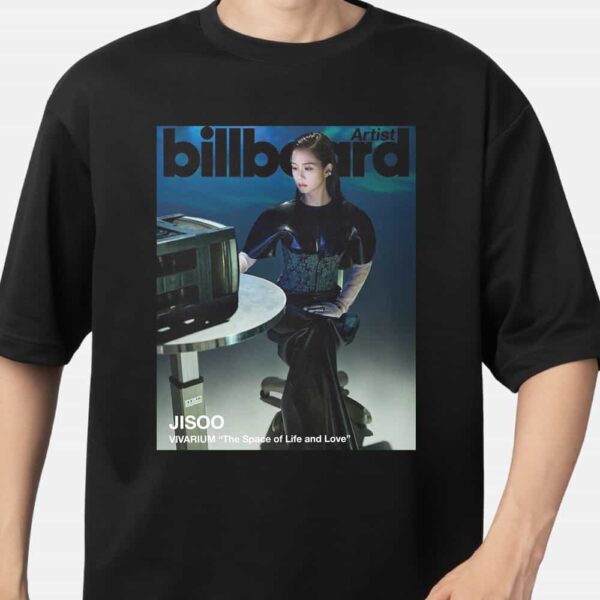 Billboard Artist Edition Cover Image Of Jisoo D Type Vivarium The Space Of Life And Love T Shirt