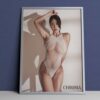 Chroma Studio Korean Model Tasha Young White Sexy Suit Body Shoot Poster Canvas