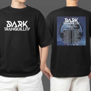 Decibel Touring Proudly Presents Dark Tranquillity With Moonspell x Hiraes Endtime Signals European Tour 2025 Poster Tour Dates Merch Two Sides T Shirt