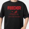 Feeder Black Red Tour 2025 Logo Merchandise T Shirt