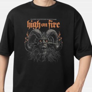 Gold Sweats Band Pacific Northwest March 2025 High On Fire Artwork Merchandise T Shirt