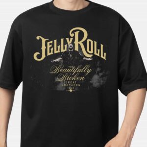 Jelly Roll The Beautifully Broken Great Northern Tour 2025 March 8 At Rogers Arena Merchandise T Shirt