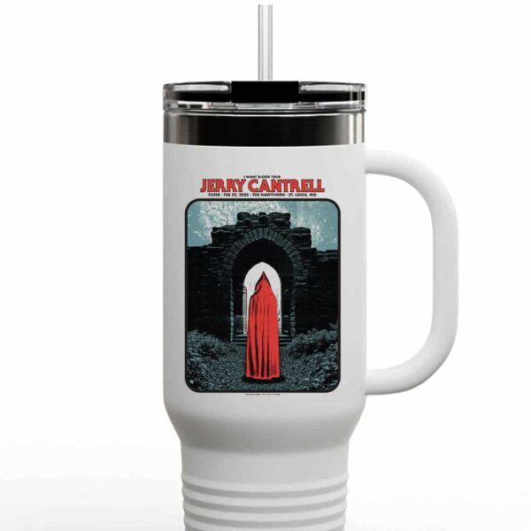 Jerry Cantrell I Want Blood Tour Filter February 22 2025 At The Hawthorn St Louis MO Merchandise Poster By Lil Tuffy Travel Tumbler Mug Cup