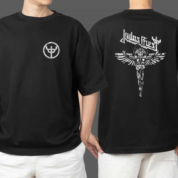 Judas Priest Angel Of Retribution 20th Anniversary Artwork Merchandise Two Sides T Shirt