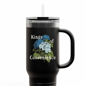 Kings of Convenience x Mike Sandoval Artwork Merchandise At Teatro Diana Guadalajara Mexico Tour 2025 Travel Tumbler Mug Cup