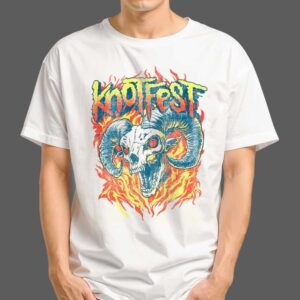 Knotfest 2025 Australia Exclusive Merch Logo Event T Shirt