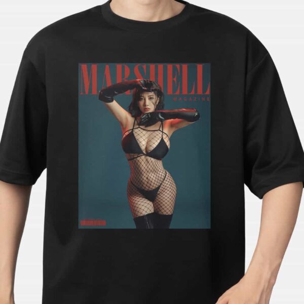 Korean Model Tasha Young Marshell Magazine Body Profile Studio Version 1 T Shirt