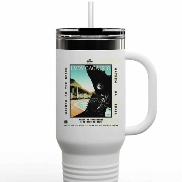 Lady Gaga Live In Rio 2025 Epic Concert At Copacabana Beach On May 3rd Merchandise Travel Tumbler Mug Cup