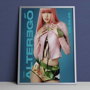 Lisa Blackpink As Kiki For Alter Ego 28 February 2025 LLOUD Poster Canvas