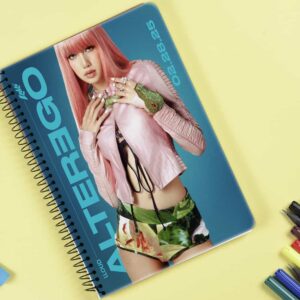 Lisa Blackpink As Kiki For Alter Ego 28 February 2025 LLOUD Spiral Notebook