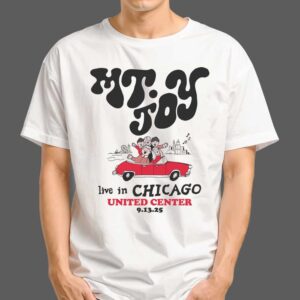 Mt Joy Band Live In Chicago United Center September 13th 2025 Merchandise Tour T Shirt