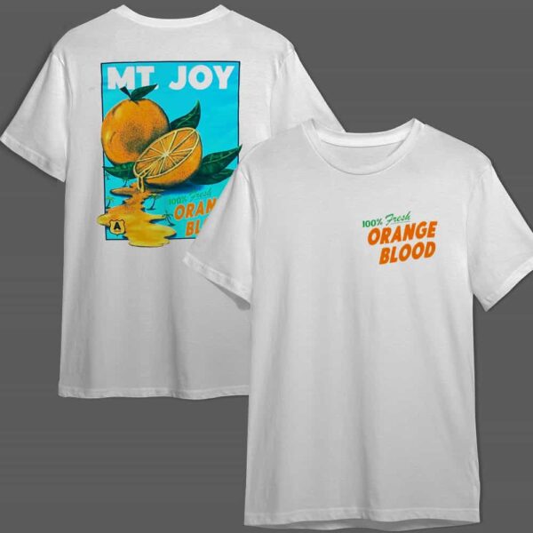 Mt Joy Rock Band Official Merchandise Orange Blood Version T Shirt