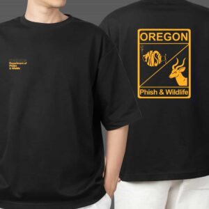 Oregon Department Of Phish And Wildlife Grateful Mountain Merchandise Two Sides T Shirt