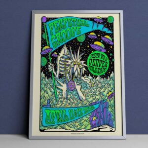 Perpetual Groove Shows At Meow Wolf Denver Convergence Station April 11 And 12 2025 By Danny Evans Artwork Merchandise Poster Canvas