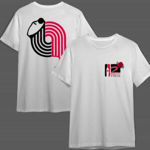 Phish Band Merch At Rose City April 20 2025 Portland Oregon x NBA Portland Trail Blazers Collabs By longstrangeputt Two Sides T Shirt