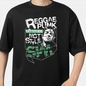 SiM Official Merch Reggae Punk Is An Attitude Not Style Artwork T Shirt