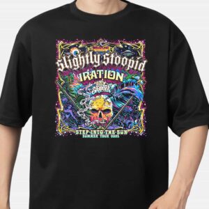 Slightly Stoopid Step Into The Sun Summer Tour 2025 Artwork Merchandise T Shirt