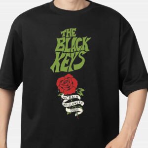 The Black Keys No Rain No Flowers Tour 2025 Logo Merchandise T Shirt