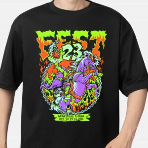 The Fest DIY Music Festival In Gainesville FL October 24 25 26 2025 Artwork By Richard Minino Merchandise T Shirt