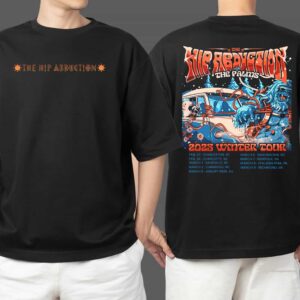 The Hip Abduction Winter Tour 2025 With Special Guests The Palms Poster Tour Dates Merchandise Two Sides T Shirt