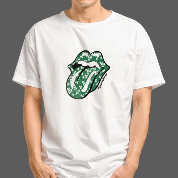 The Rolling Stones St Patrick's Day 2025 Merch Shamrock T Shirt