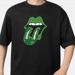 The Rolling Stones St Patrick's Day 2025 Merch Stones Clover T Shirt