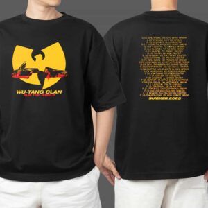 Wu Tang Clan Run The Jewels Tour Dates Summer 2025 Merchandise Two Sides T Shirt