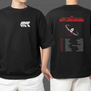 8TURNRISE 1st World Tour 2025 Poster Tour Dates Merch Limited Two Sides T Shirt