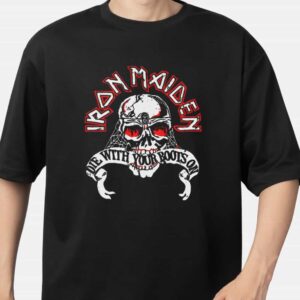 Altar Egos Merch New Arrivals 2025 Iron Maiden Die With Your Boots On Unisex T Shirt