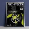 Architects Official Band Merch European Tour 2025 With Wage War x House Of Protection Poster Tour Dates Poster Canvas