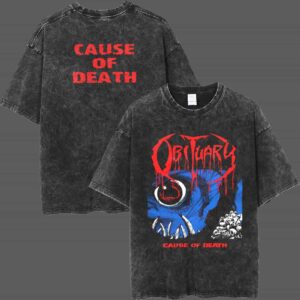 Beyond Human Merch Obituary Cause Of Death Retro Band T Shirt