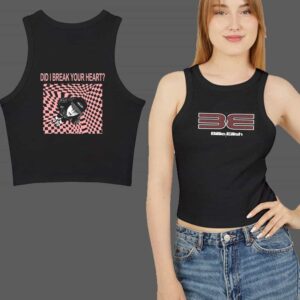 Billie Eilish Merch Did I Break Your Heart Woman's Racer Tank Top