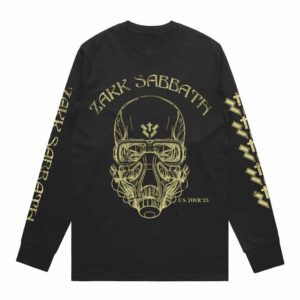 Black Label Society Merch Zakk Sabbath 2025 King Of The Monstours Tour Dates On Back Fighter Pilot Version Limited Edition Unisex Long Sleeve (3)