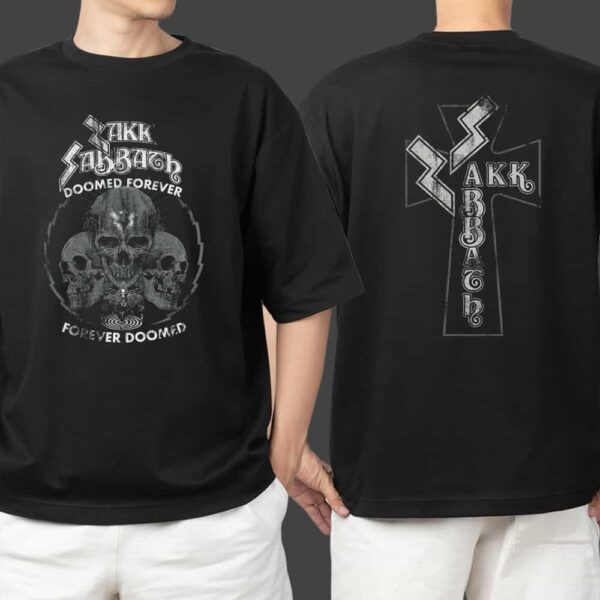 Black Label Society Tour Merch Zakk Sabbath 2025 Doomed Forever Unisex T Shirt