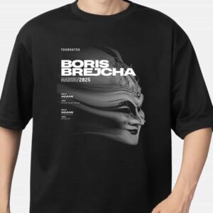 Boris Brejcha March 2025 Upcoming Tourdates At Miami Poster Merchandise T Shirt