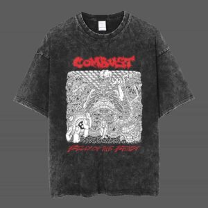 Combust Second LP Belly Of The Beast NYHC 2025 To Forever Merch Retro T Shirt