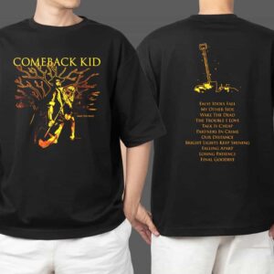 Comeback Kid Band Merch Wake The Dead Anniversary Two Sides T Shirt