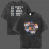 Death Cab For Cutie Tour July 2025 Tour Dates On Back Retro Band T Shirt