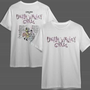 Death Valley Girls Euro And UK Tour 2025 Poster Tour Dates Merch Limited Edition Unisex Two Sides T Shirt