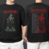 Decapitated Nihility Across North America Tour 2025 Tour Dates Print On Back Merchandise Unisex T Shirt