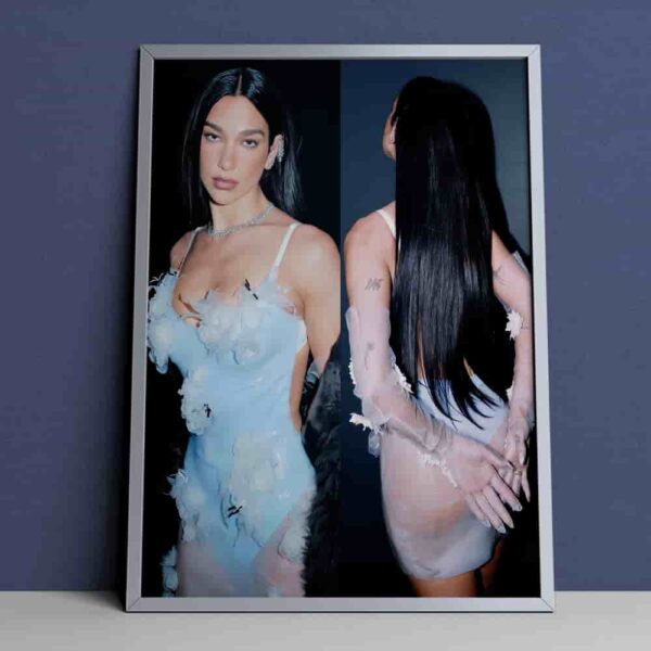 Dua Lipa Beautiful Personification Slay Moment Addiction Lipa Poster Canvas