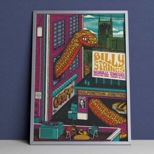 First Shows Of Billy Strings At Nashville Tennessee Bridgestone Arena February 28 2025 Poster By Status Serigraph Poster Canvas