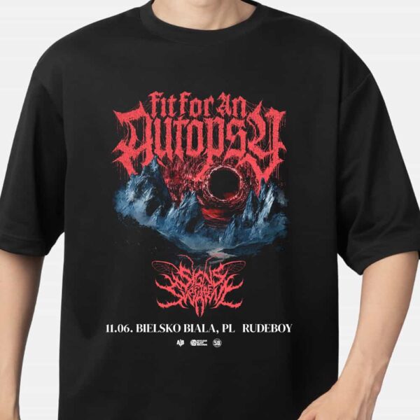 Fit For An Autopsy Summer 2025 European Assault Tour Dates Merch June 11 2025 At Bielsko Biala PL Rudeboy T Shirt