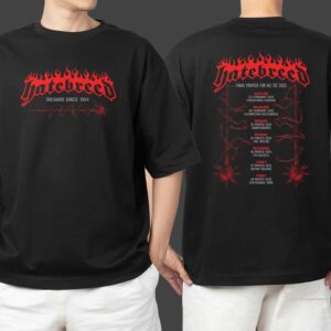 Hatebreed Final Prayer For NZ OZ 2025 Tour Dates Merch Since 1994 Unisex Two Sides T Shirt