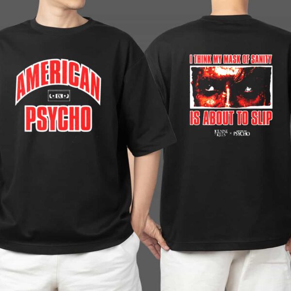 Ice Nine Kills American Psycho 25 Years Celebration Official Merch 2025 New Arrivals Mask Of Sani Unisex Two Sides T Shirt