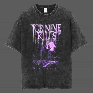 Ice Nine Kills X BlackCraft Haunted House Merch New Arrivals 2025 Retro T Shirt